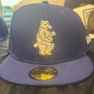 New Era Royal Blue Cap with Bear Emblem